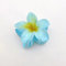 Pinzas para el pelo con flores, pinzas para el pelo de flores hawaianas, pinzas grandes en forma de flor, pinzas antideslizantes para el pelo, pinzas grandes para cabello grueso y fino (azul)