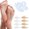 JEYORZY 4 Pares De Almohadillas Para Dedos En Martillo, CorreccióN De Hallux Valgus Almohadillas De Gel Para Dedos En Martillo Correctores De Dedos Del Pie Separador De Dedos, Para Mujeres Y