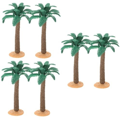 Cabilock 6pièces Modèle De Palmier Artificiel pour Décoration De Paysage Miniature Et Maquette De Train Accessoire De Scénario De Jardin