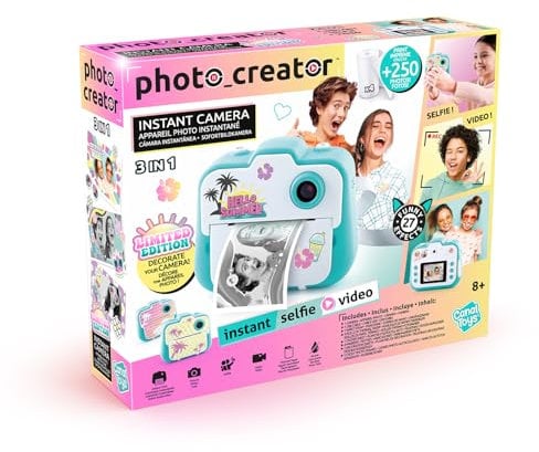 Canal Toys - Photo Creator - Cámara instantánea edición Limitada - Impresión térmica sin Tinta - Niños a Partir de 8 años - CLK 028