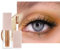 Flüssiger Lidschatten, Glitzer Metallic Lidschatten zum Aufhellen der Augen, Langanhaltend und Wasserfest Liquid Eyeshadow mit Funkeln Glitzer, Glattes Schimmer Augen Make-up(Bronze Gold)