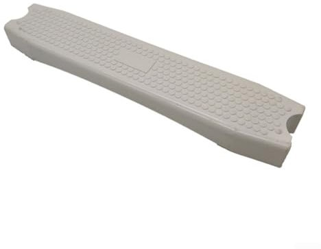 Échelle de rechange robuste en plastique moulé antidérapant pour piscine hors sol Blanc 49 cm de long