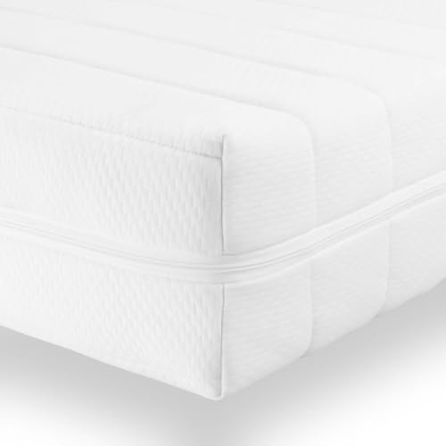 Sleepneo Kaltschaummatratze Härtegrad H2&H3 - Matratze 140x220-7 Zonen - Bequem, hygienisch, atmungsaktiv, Höhe 15cm