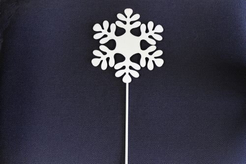 Dewoga Schneeflocke zum Stecken Shabby Chic