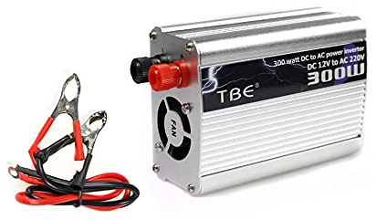 Vetrineinrete® Inverter 300 watt di potenza 12V a 220V per auto caricabatterie convertitore di tensione trasformatore portatile per camper converter da viaggio C56