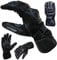 PROANTI Sommer Regen Motorradhandschuhe mit Visierwischer Motorrad Handschuhe (L)