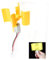 Jadeshay Generatore di energia eolica - Mini generatore di turbine eoliche Kit generatore eolico verticale Modello didattico fai da te, Giallo