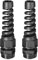 sourcing map 2 Stück M12 Kabelverschraubung Wasserdichte IP68 Nylon Verbindung für 4,5-7,8mm Durchmesser Draht