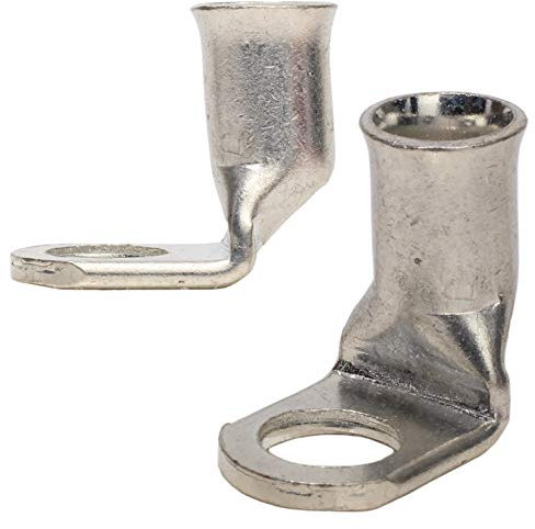 Fastronix 90 Degree Tinned Copper Lugs 3/8 2 Gauge 2 Pack