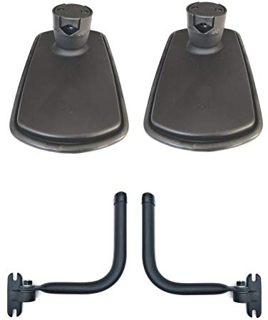 2x Außenspiegel Traktor Trecker 260x160 mm ø14-23 Spiegelhalter Spiegelarm Spiegehalterung SET