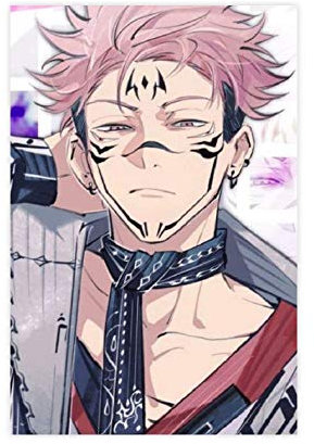 Anime-Poster Jujutsu Kaisen Yuji Itadori Leinwand Poster Schlafzimmer Dekor Sport Landschaft Büro Zimmer Dekor Geschenk 40 x 60 cm ungerahmtes Anime-Poster Jujutsu Kaisen Yuji Itadori Leinwand 1