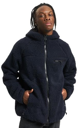 Brandit Teddyfleece Worker Jacket, Uomo, Navy, S