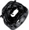 U7 Herren Punk Ring Schwarz personalisiert Tigerskopf Ring Retro Tiger Design Statement Ring Tribal Biker Modeschmuck Hip Hop Rapper Accessoire für Geburtstag(Ring Größe 57)