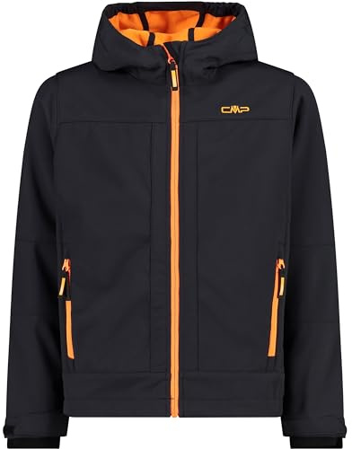 CMP - Softshelljacke für Kinder, Anthrazit-Flamme, 104