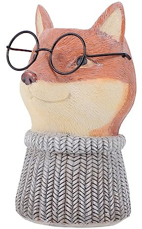 Garneck 1stück Fuchs Cartoon Tier Blumentopf Harz Kreative Sukkulenten Pflanze Behälter Für Garten Und Balkon-Dekoration Niedlicher Resin Flowerpot Für Innenräume