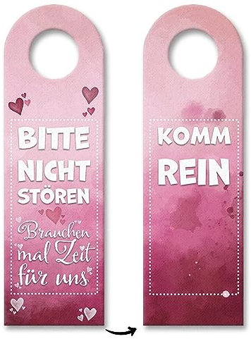 Bitte nicht stören brauchen mal Zeit für uns Türhänger 3er Set für das Schlafzimmer um den Kindern oder anderen Personen zu zeigen das sie jetzt lieber nicht ins Zimmer kommen