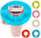 styrkja Snack Bowl for Stanley Cup, Silicone Snack Cup Compatible with Stanley Cup Snack Plate Snack Tumbler Cup for 40oz Stanley Cup Accessories Tumbler Snack Cup Snack Tray (Blue)