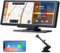 Volam 9.26 Pulgadas Pantalla para Coche con Carplay Android Auto Inalámbrica, Pantalla Táctil, Enlace Espejo iOS, Navegación, Siri, G00gle Asistente de Voz, FM, AUX, Bluetooth 5.0