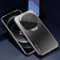 TIANYUE Custodia per Xiaomi 14 Ultra, Cover Rigida per PC Ultrasottile con Copriobiettivo per Fotocamera, Custodia con Supporto per Xiaomi 14 Ultra-Nero