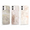 Foonary 3 Stück Hülle für Apple iPhone 12 Mini 5,4, Handyhülle mit Muster Mädchen Aesthetic Marmor Muster Motiv Design Case, Silikon Schutzhülle Cover für iPhone 12 Mini,Marmor 03