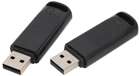 VR-USB-Dongle-Empfänger, Tragbarer 2-teiliger, Zuverlässiger VR-Wireless-Empfänger-Dongle für PC (Transparentes Schwarz)