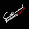 Generisch Adesivo per auto Styling Sport Mind Sticker distintivo auto faro auto cofano adesivo bianco + rosso 30 x 10,5 cm
