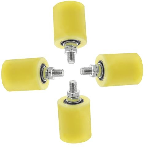 Housoutil Galet De Guidage Portail Coulissant, Lot De 4 Galet De Guidage,Portail Coulissant, Poulie De Porte électrique