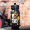 Wanapix | Bidon de Cyclisme Personnalisé | Couleur Noire | Gourde pour Vélo avec la Photo ou le Nom de Votre Choix | Capacité de 620 ml | Sans BPA | Éclairs + Photo et Nom
