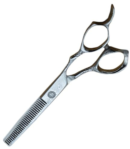 ARTSEWPLY Zweiseitige Haarschneideschere 17cm Aus Edelstahl Präzise Effilierschere Für Salon Zuhause Ergonomisch Für Orientalische Handformen Langlebig Und Vielseitig