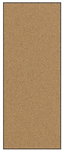 vidaXL Moderne rechteckige Fußmatte Creme und Schwarz rutschfest Maschinenwaschbar 300 x 120 0.9 cm Innen/Außen Verwendung Weiche Berührung Schmutzabsorbierende Gestaltung für Haushalte Büros Innen
