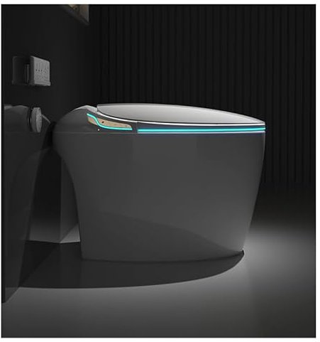 2025 TruClean Aroma Smart Toilet - Bathroom, Bidet, Self Cleaning! Easy Install - Eco Power Save - Stainless Nozzle - Warm Dry and Water- Heated Seat - Auto Open - Auto Flush - Non Touch Operation