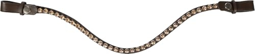 HKM Passion Browband Brown/Brown Cob