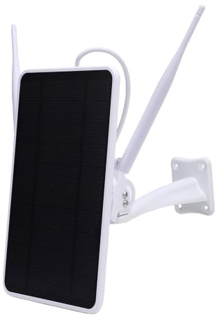 Yechiry Router WiFi Esterno, Router Modem LTE 4G a Energia Solare con Slot della Scheda SIM e Pannello Solare 6W, Copertura WiFi 50m, Antenne Staccabili (Versione UE)