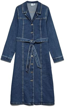 VERO MODA Female Jeanskleid VMTELLY Midikleid | Denim Dress