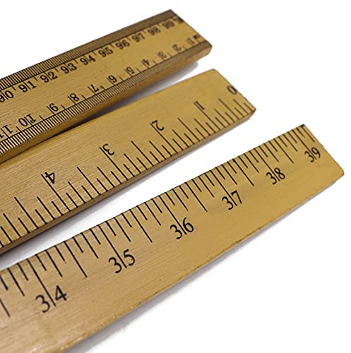 sciencent Holz doppelseitig Maßstab/meterstick, Set von 10