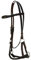 Thor Equine – gebissloses Sidepull mit rundem Nasenriemen aus 100% Rindsleder für Pferde – sanfte Alternative zu herkömmlichem Trensenzaum mit verstellbaren Edelstahlschnallen