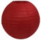 Creativery Papier Lampion 20cm weinrot Bordeaux 270 Laterne Hochzeit Party Wohnungsdeko Hängedeko Raumdeko Geburtstag Party Feier
