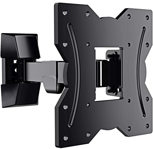 ATHLETIC Ultra Delgado Soporte de TV de Montaje de Inclinación Giratoria – para Pantallas LED, LCD y Plasma de 14-27 Pulgadas - VESA Máx. 100x100mm