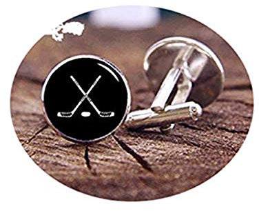 Death Devil Art Picture Cuff Links,Hockey Cufflinks, Ice Hockey Cuff Links, Custom Sports Cufflinks, Hockey Fans, Custom Wedding Cuff Links, Groom Cufflinks, Tie Clips Or Set,Gift of Love