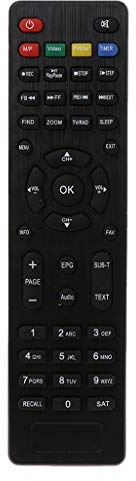 JENOR Mando a distancia de repuesto para Freesat V7 HD/V7 MAX/V7 Combo TV Box Top Box Receptor Satélite Accesorios