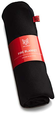 FoxShield Antibakterielle und antivirale Feuerschutz- und Feuerlöschdecke mit Kuschelfaktor