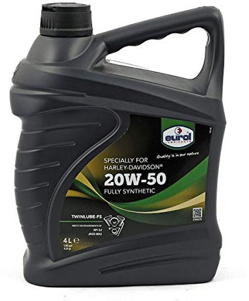 GZM Motoröl komplett synthetisch Eurol 4L 20w-50 Übertragung Primaria x Motorrad Harley Davidson