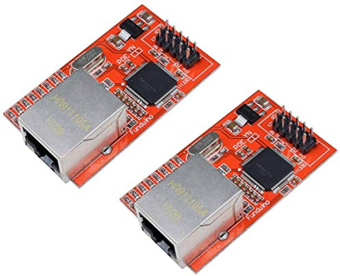 TECNOIOT 2 x Mini W5100 LAN Ethernet Shield Netzwerkmodul Board
