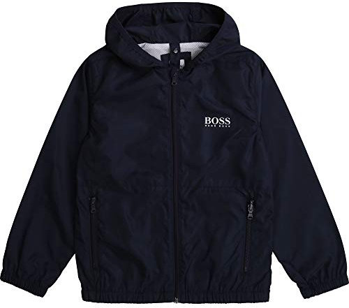 BOSS Coupe-Vent à Capuche Enfant Bleu Cargo 12ANS