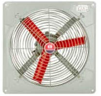 AirTech-UK Explosion Proof Commercial Ventilation Extractor Exhaust Metal Axial Fan Air Blower with Louver Grill Shutter 12 300mm