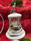Glocke Mini Glas Christbaum Schmuck Baumbehang Weihnachtsbaum Handarbeit Lauscha, : transparent - Weiss