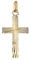 NKlaus Tauf Kreuz Kettenanhänger 333 Gold Gelbgold Kruzifix 8 Karat Goldkreuz 23x13mm 8005