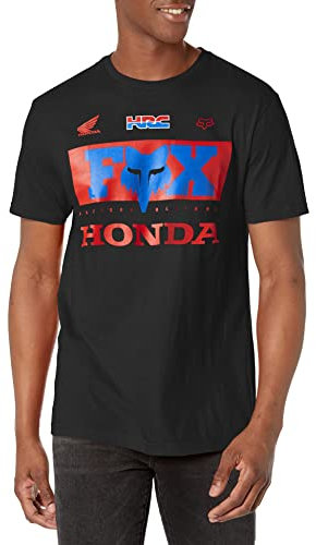 Fox Racing - T-shirt Honda Premium,Noir,S