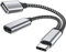 USB C OTG, Phone Adapter USB C 2.0 Charging Port with 18W PD Adapter Compatible for Samsung GalaxyS20+ Note10/20,Switch,Google Chromecast with Google TV 2020 Pi-KVM, 3D Printer,LGG8, Google Pixel4 XL