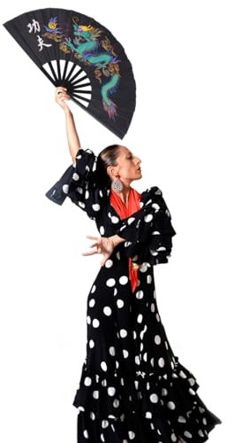 1 Pc Fan De Kung-fu Fan De Taichi Amateur d'arts Martiaux Éventails Pliants De Kung Fu Chinois Éventail Pliant Kung Fu Éventails en Tissu Vintage Chinois Ventilateur Ancien